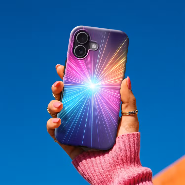 Telefoonhoesje Toughcase - Abstract - Light - Burst - Modern - Colorful — 2