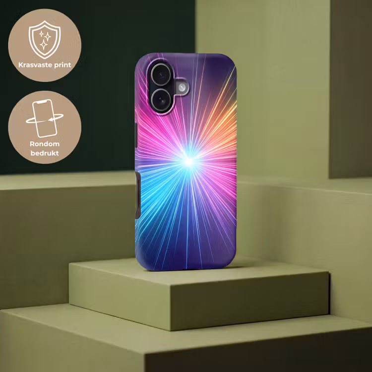 Telefoonhoesje Toughcase - Abstract - Light - Burst - Modern - Colorful — 7