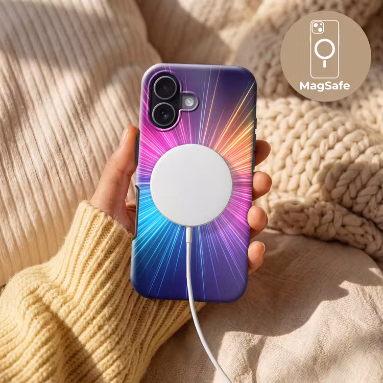 Telefoonhoesje Toughcase - Abstract - Light - Burst - Modern - Colorful — 8