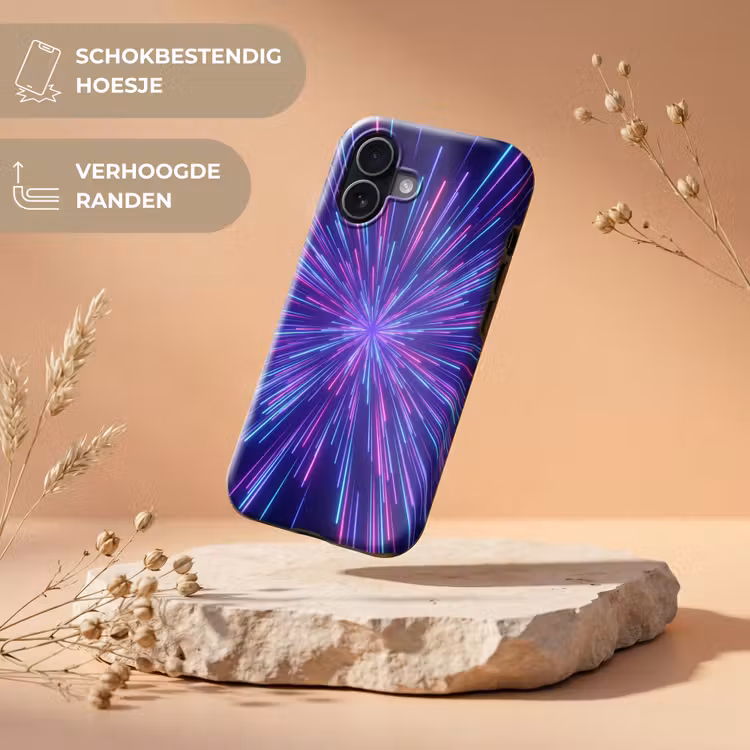 Telefoonhoesje Toughcase - Dynamisch - Ruimte - Kleurrijk — 5