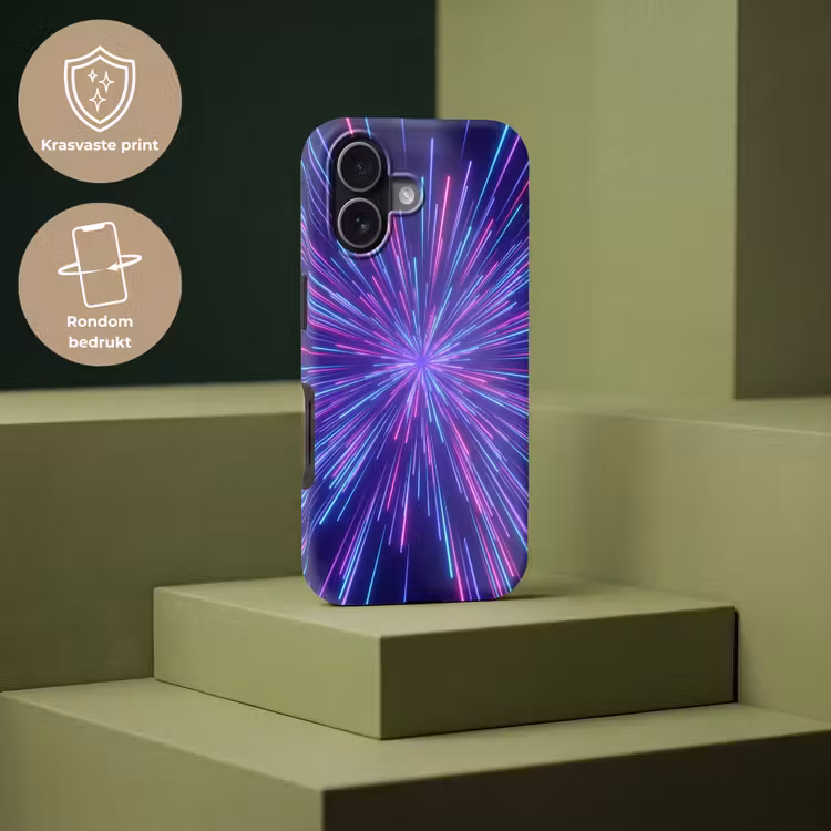 Telefoonhoesje Toughcase - Dynamisch - Ruimte - Kleurrijk — 7