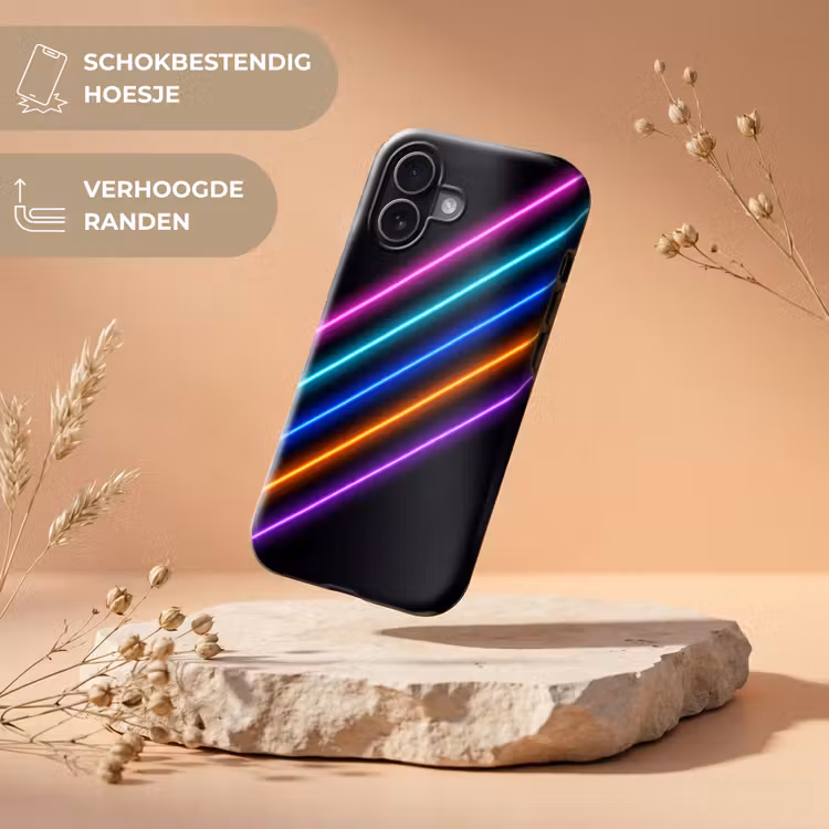 Telefoonhoesje Toughcase - Esthetiek - Retro - Neon — 5