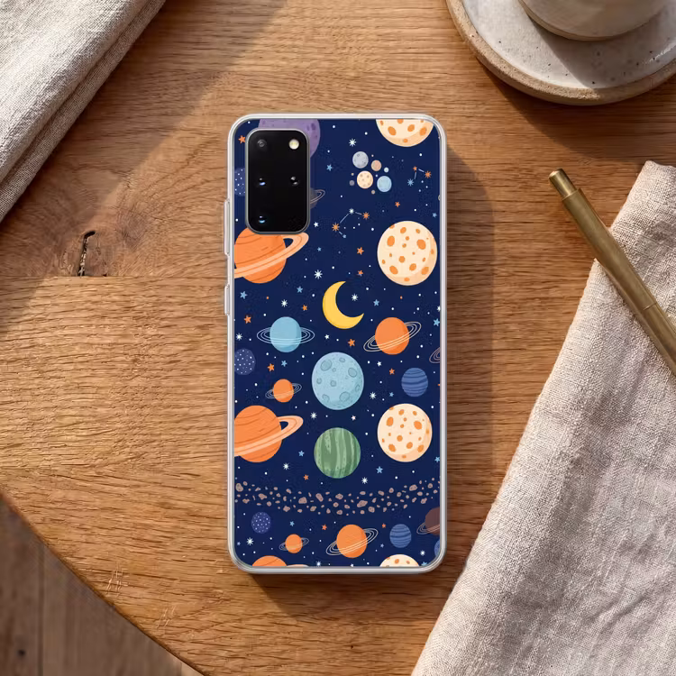 Telefoonhoesje - Ruimte - Planeten - Kleurrijk — 2