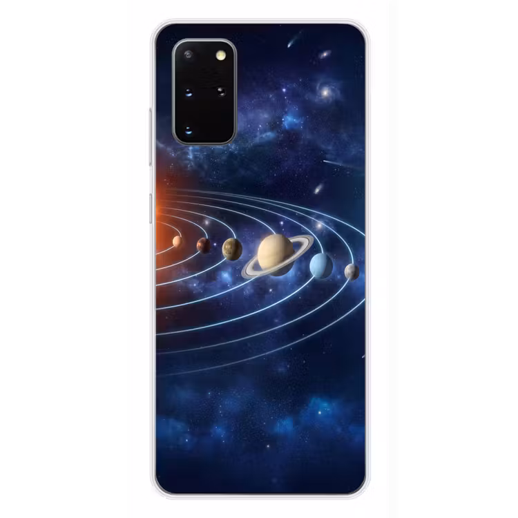 Telefoonhoesje - Ruimte - Zonnestelsel - Blauw — 4