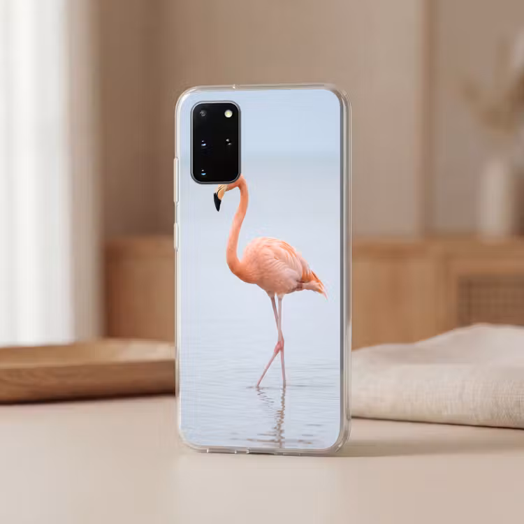 Telefoonhoesje - Flamingo - Zee - Roze — 3