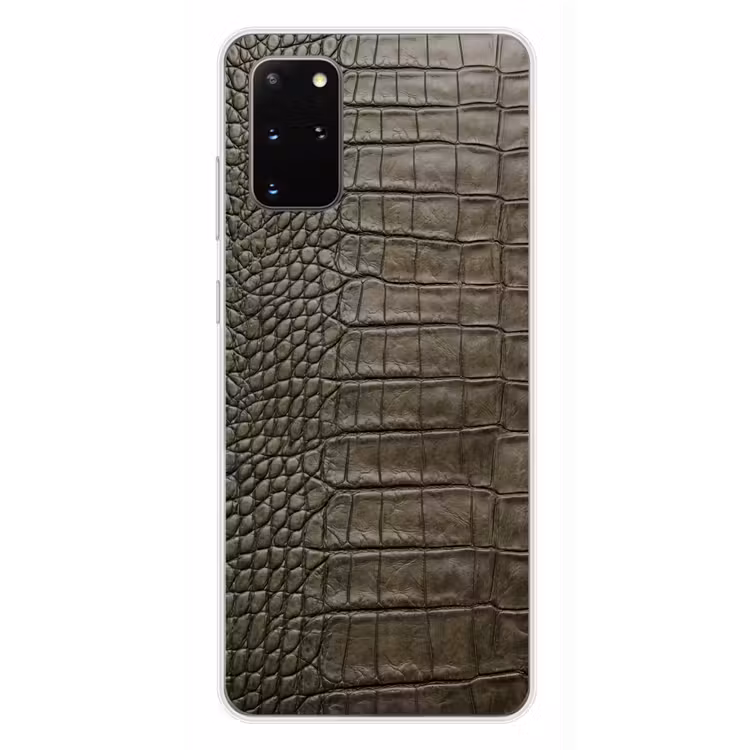 Telefoonhoesje - Krokodillenleer - Structuur - Groen — 4