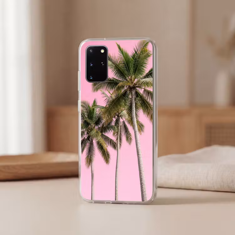 Telefoonhoesje - Palmboom - Tropisch - Pink — 3