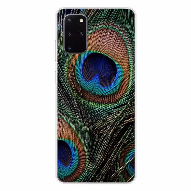 Telefoonhoesje - Pauwenveren - Klassiek - Groen — 4