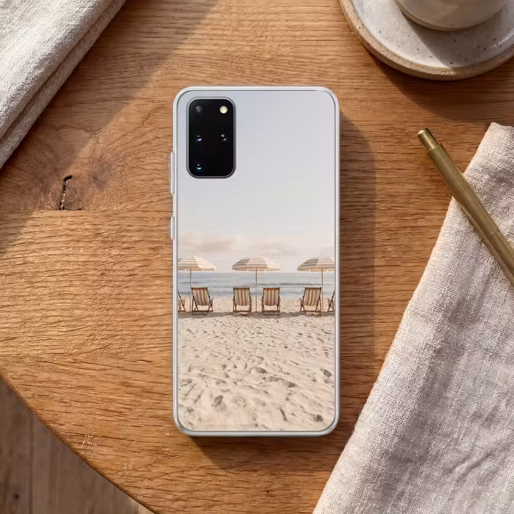 Telefoonhoesje - Strand - Stoelen - Parasol — 2