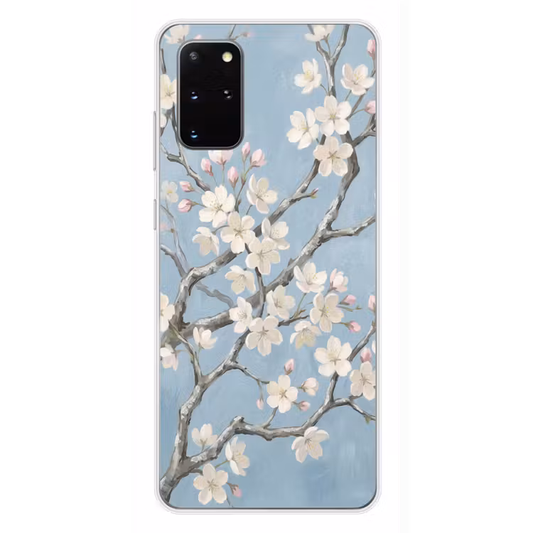 Telefoonhoesje - Takken - Kersenbloesem - Blauw — 4