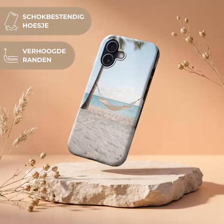 Telefoonhoesje Toughcase - Hangmat - Strand - Wit — 5