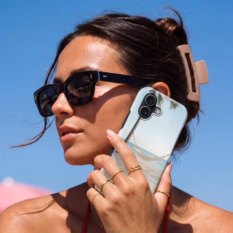 Telefoonhoesje Toughcase - Hangmat - Strand - Wit — 6