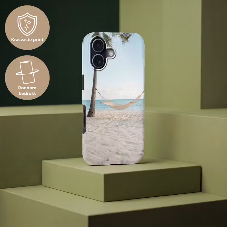 Telefoonhoesje Toughcase - Hangmat - Strand - Wit — 7