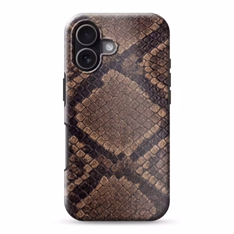 Telefoonhoesje Toughcase - Python - Schubben - Brons — 1