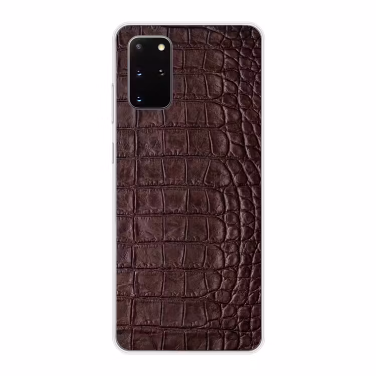 Telefoonhoesje - Krokodil - Leer - Bruin — 1