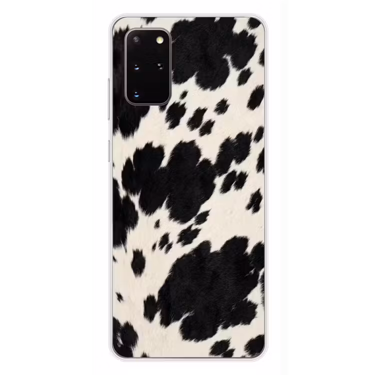 Telefoonhoesje - Patroon - Vacht - Zwart - Wit — 4