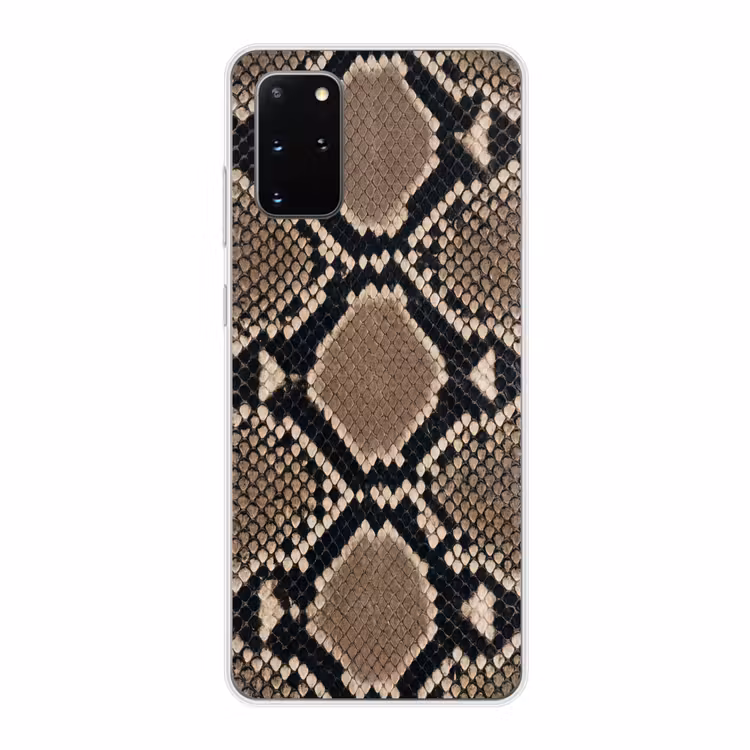 Telefoonhoesje - Slangenprint - Python - Bruin — 1