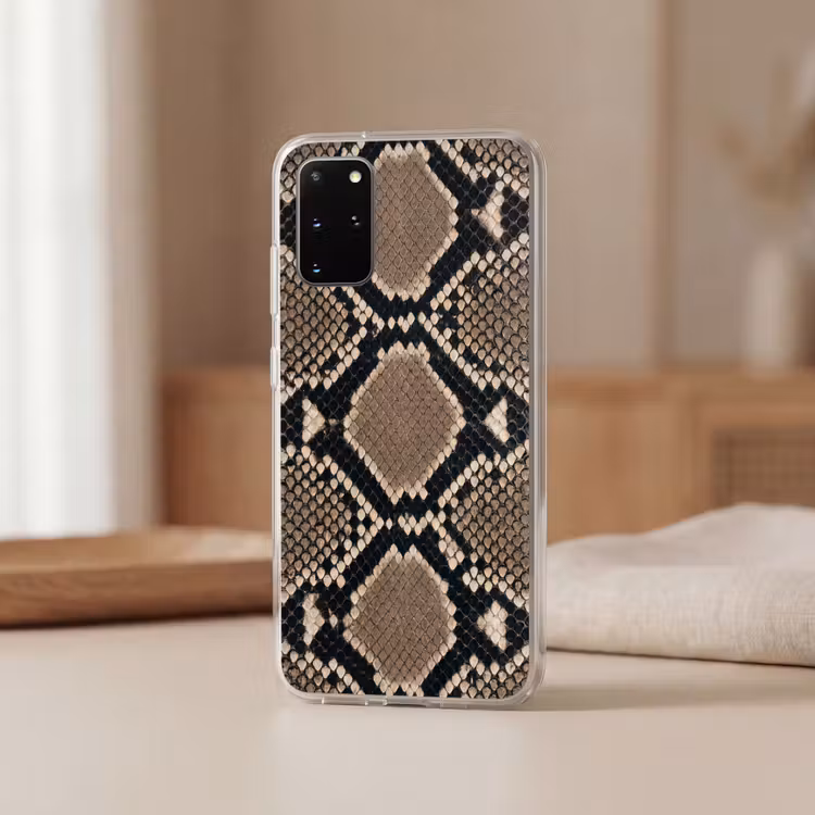 Telefoonhoesje - Slangenprint - Python - Bruin — 3