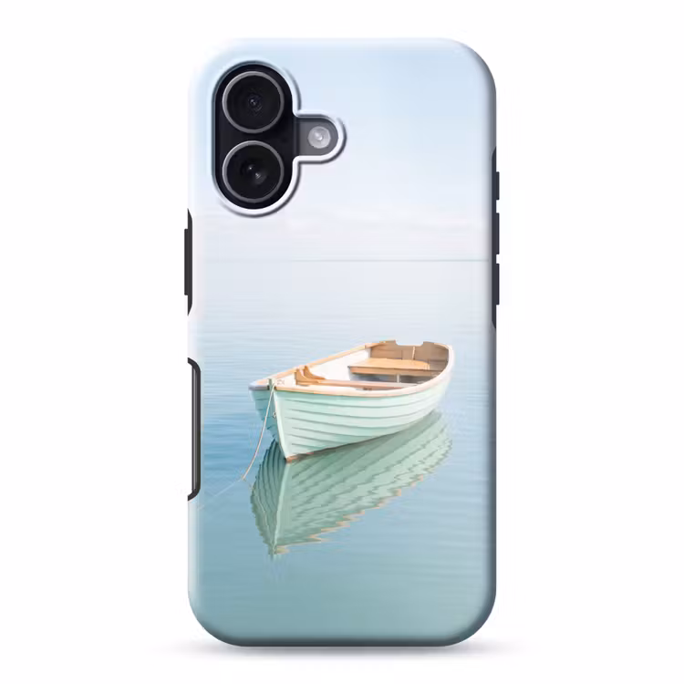 Telefoonhoesje Toughcase - Minimalistisch - Boot - Zee — 1