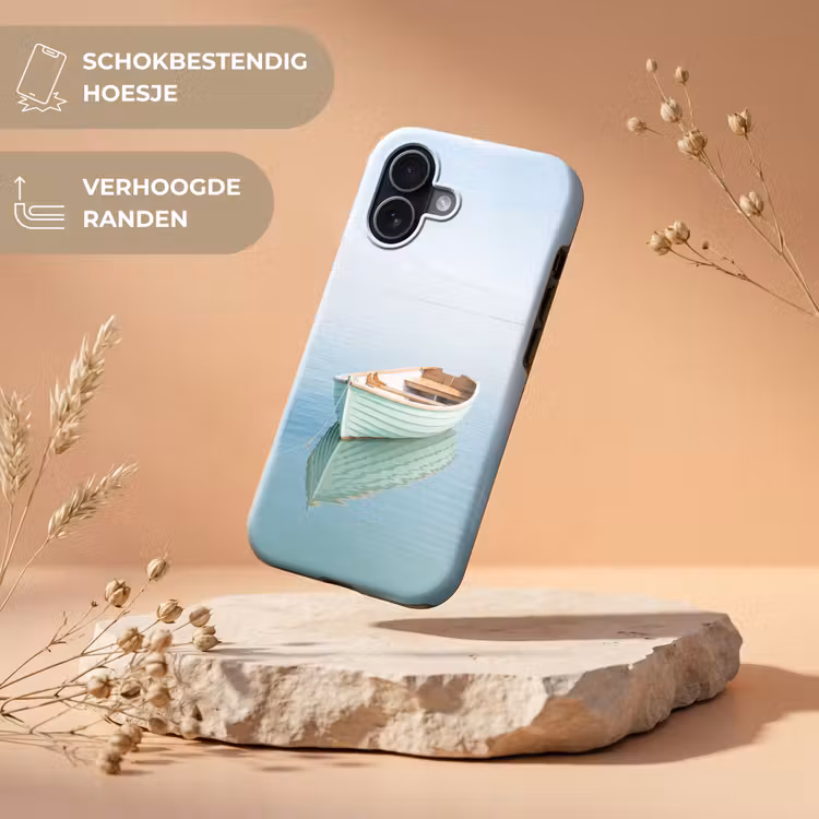 Telefoonhoesje Toughcase - Minimalistisch - Boot - Zee — 5