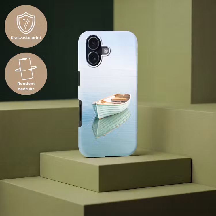 Telefoonhoesje Toughcase - Minimalistisch - Boot - Zee — 7