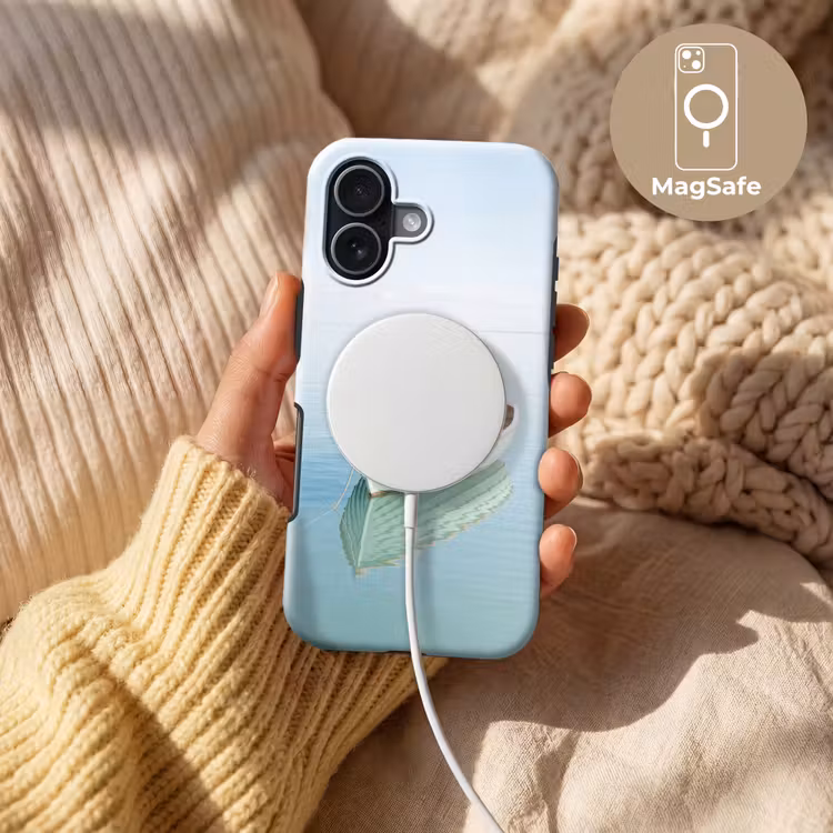 Telefoonhoesje Toughcase - Minimalistisch - Boot - Zee — 8