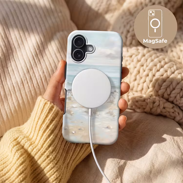 Telefoonhoesje Toughcase - Vogels - Strand - Zee — 8