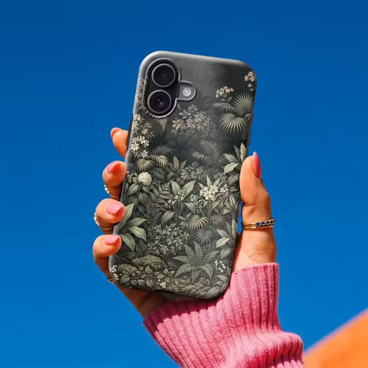 Telefoonhoesje Toughcase - Jungle - Bladeren - Botanisch - Groen — 2