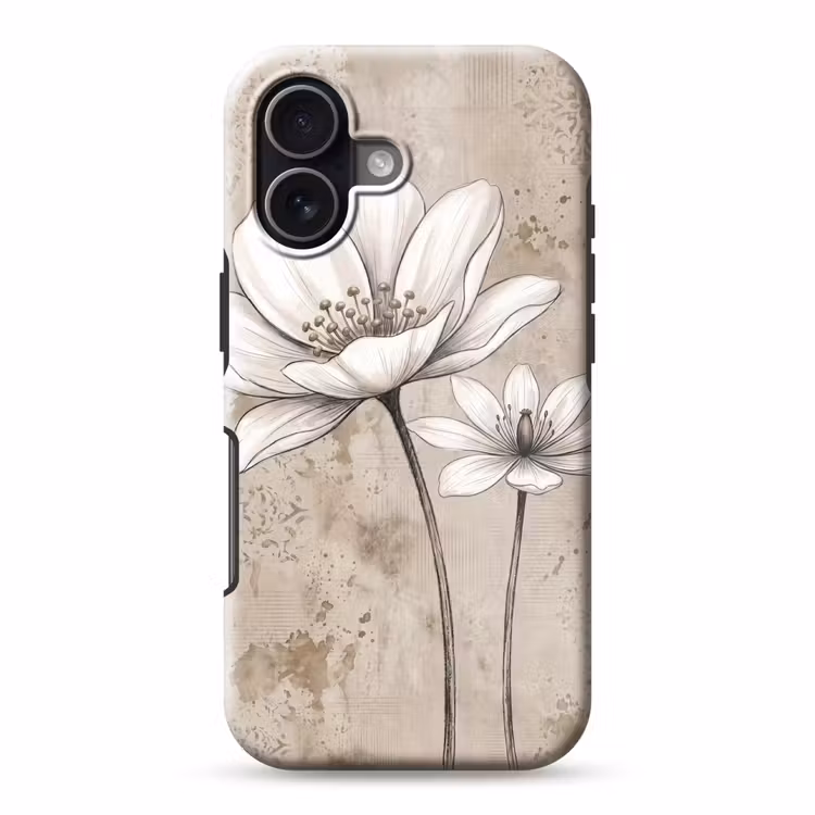 Telefoonhoesje Toughcase - Modern - Design - Wit — 1