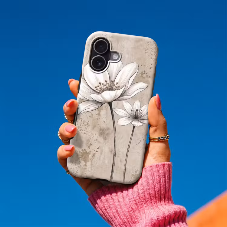 Telefoonhoesje Toughcase - Modern - Design - Wit — 2