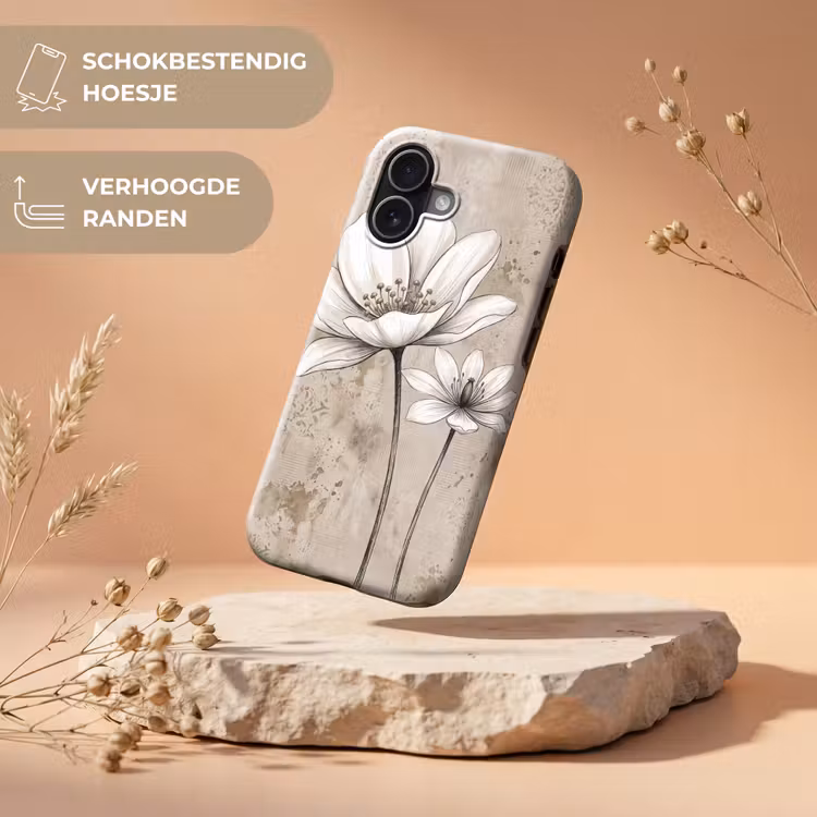 Telefoonhoesje Toughcase - Modern - Design - Wit — 5