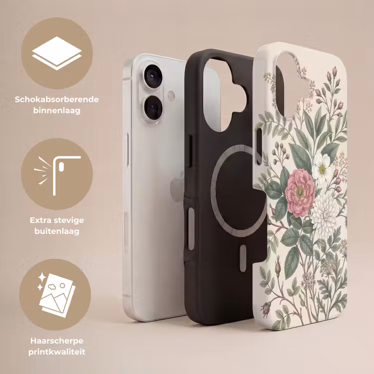 Telefoonhoesje Toughcase - Romantisch - Design - Kleurrijk — 3