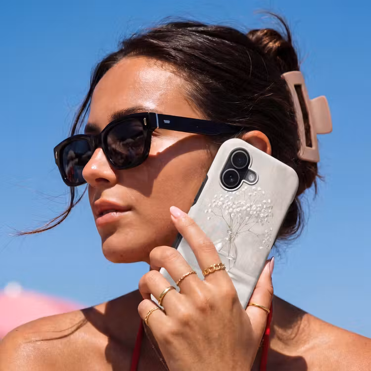 Telefoonhoesje Toughcase - Gipskruid - Vaas - Wit — 6