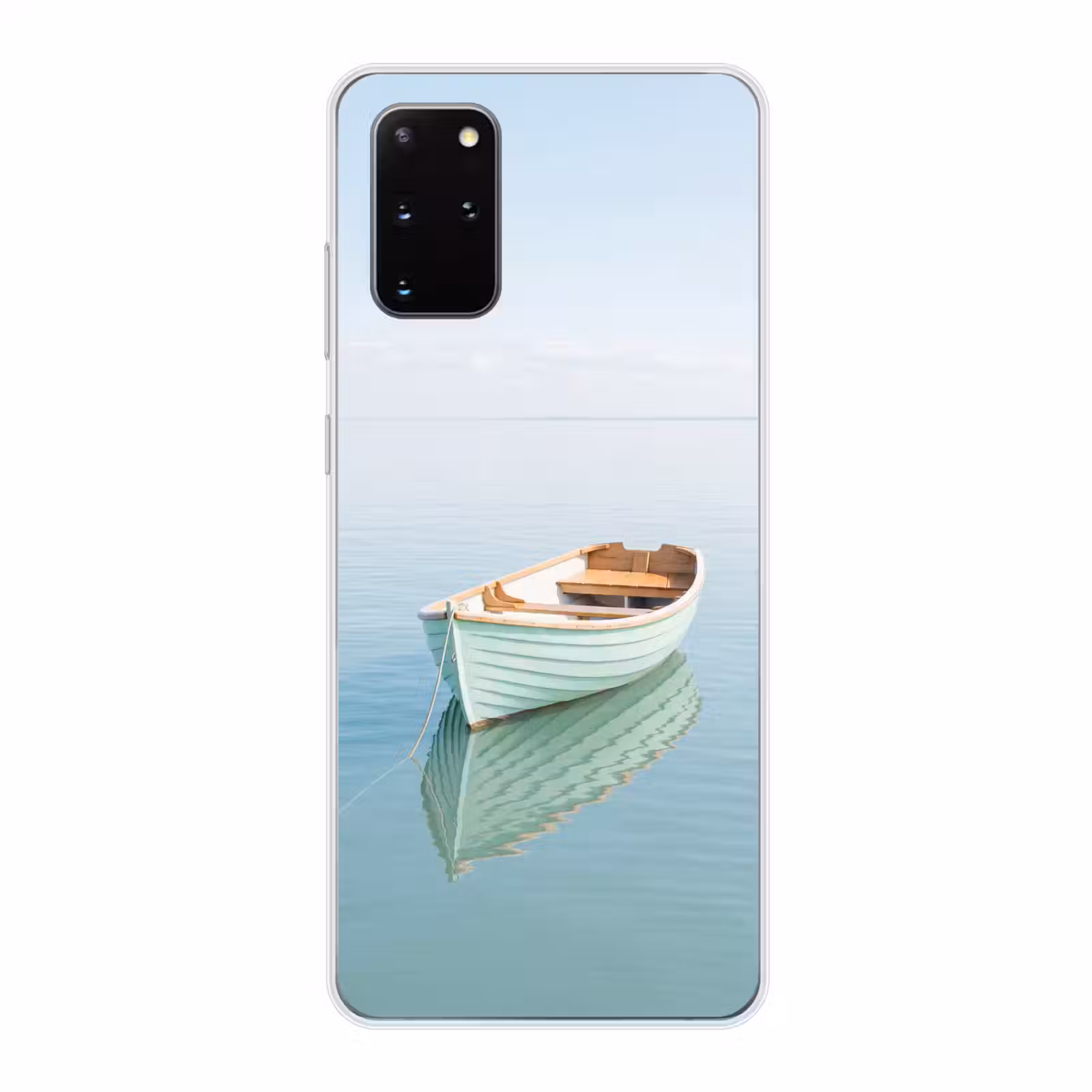 Telefoonhoesje - Minimalistisch - Boot - Zee — 1