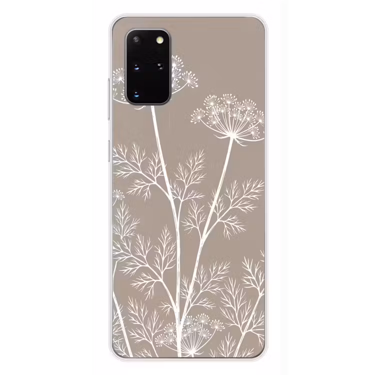 Telefoonhoesje - Grafisch - Fluitenkruid - Taupe — 4