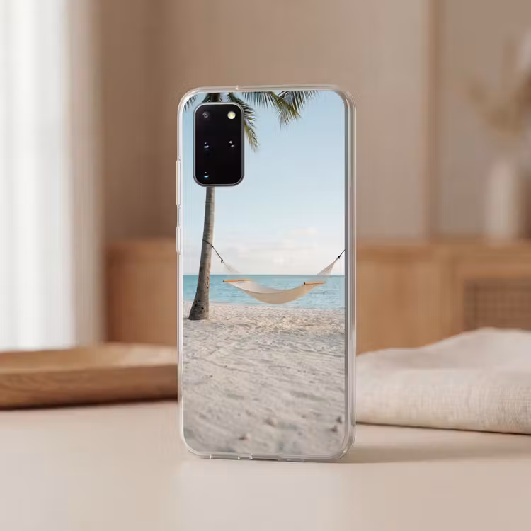 Telefoonhoesje - Hangmat - Strand - Wit — 3