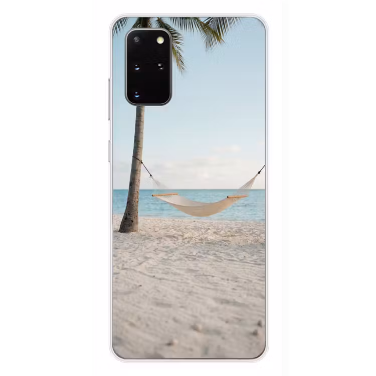 Telefoonhoesje - Hangmat - Strand - Wit — 4