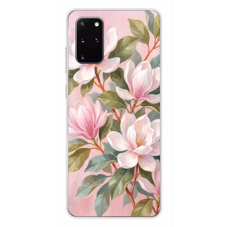 Telefoonhoesje - Magnolia's - Patroon - Roze — 4