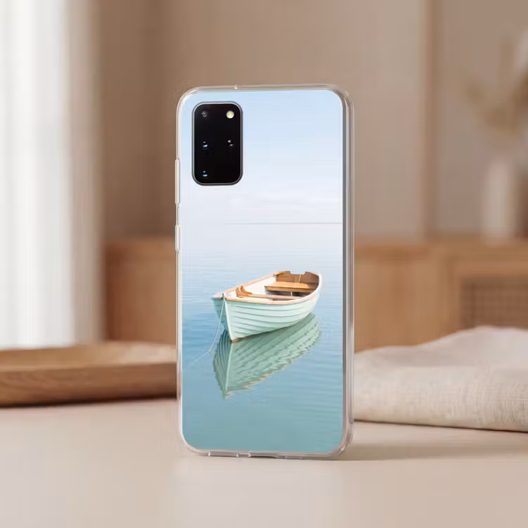 Telefoonhoesje - Minimalistisch - Boot - Zee — 3