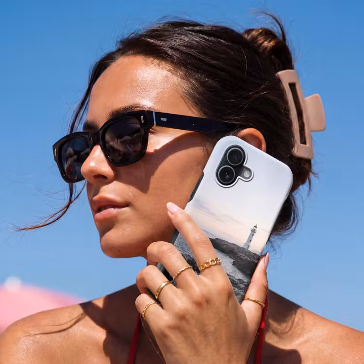 Telefoonhoesje Toughcase - Rotsen - Vuurtoren - Wit — 6