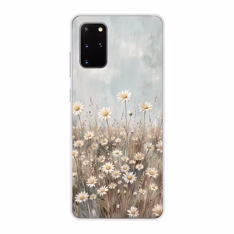 Telefoonhoesje - Madelief - Illustratie - Wit — 1