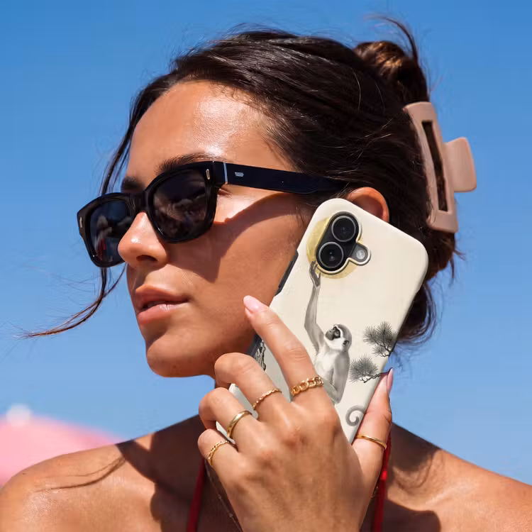 Telefoonhoesje Toughcase - Aap - Maan - Goud — 6