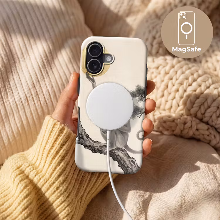 Telefoonhoesje Toughcase - Aap - Maan - Goud — 8