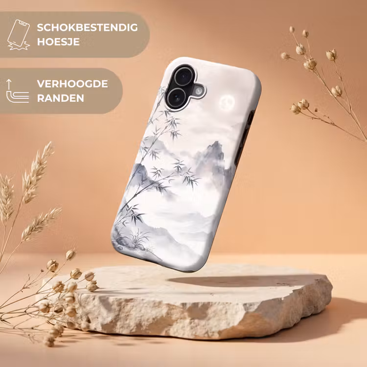 Telefoonhoesje Toughcase - Bamboe - Azië - Grijs — 5