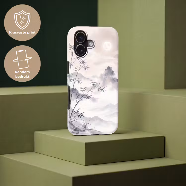 Telefoonhoesje Toughcase - Bamboe - Azië - Grijs — 7