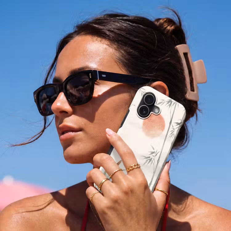 Telefoonhoesje Toughcase - Minimalistisch - Bamboe - Groen — 6
