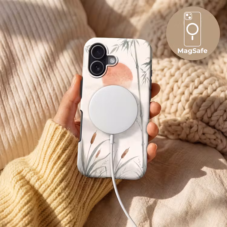 Telefoonhoesje Toughcase - Minimalistisch - Bamboe - Groen — 8