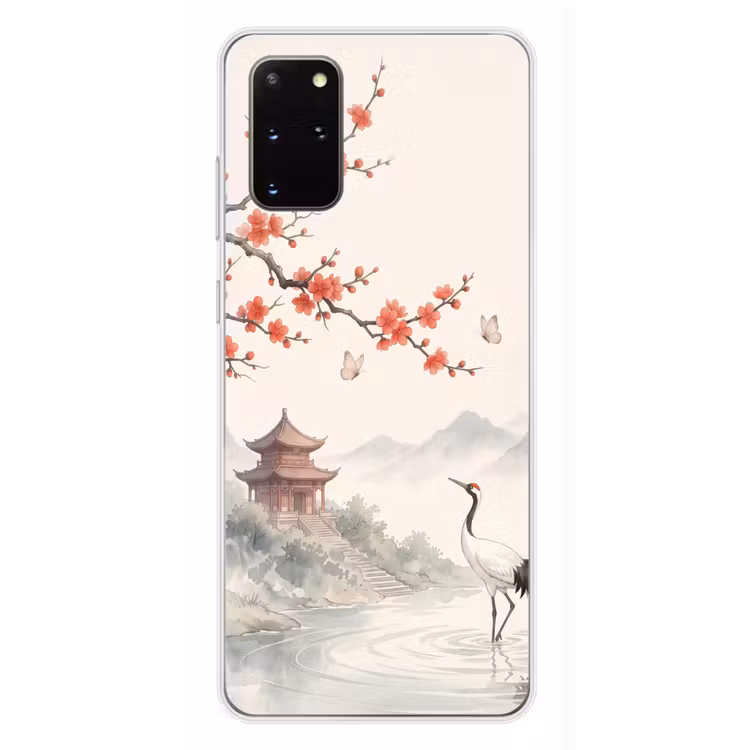 Telefoonhoesje - Kraanvogel - Azië - Klassiek — 4