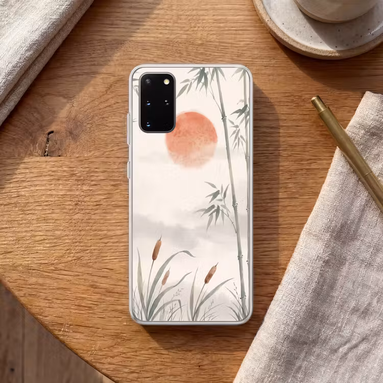 Telefoonhoesje - Minimalistisch - Bamboe - Groen — 2