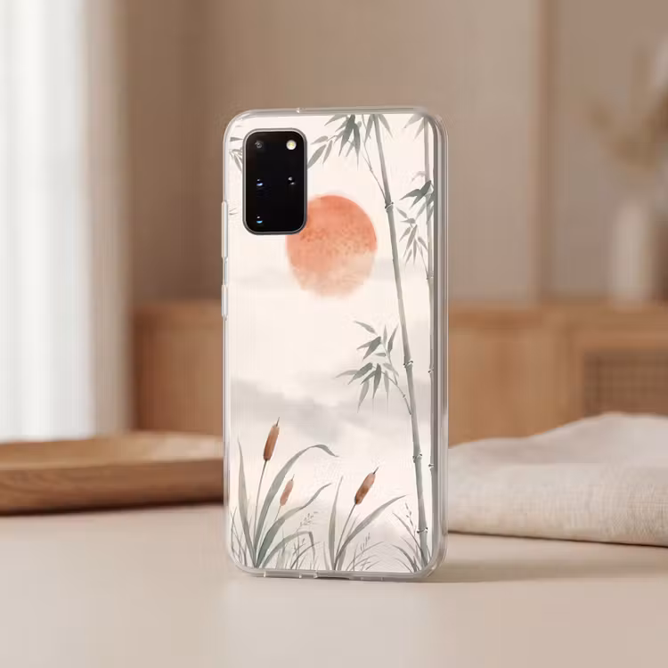 Telefoonhoesje - Minimalistisch - Bamboe - Groen — 3